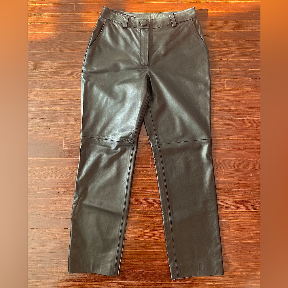 Marcell von Berlin black leather pants SZ US 6